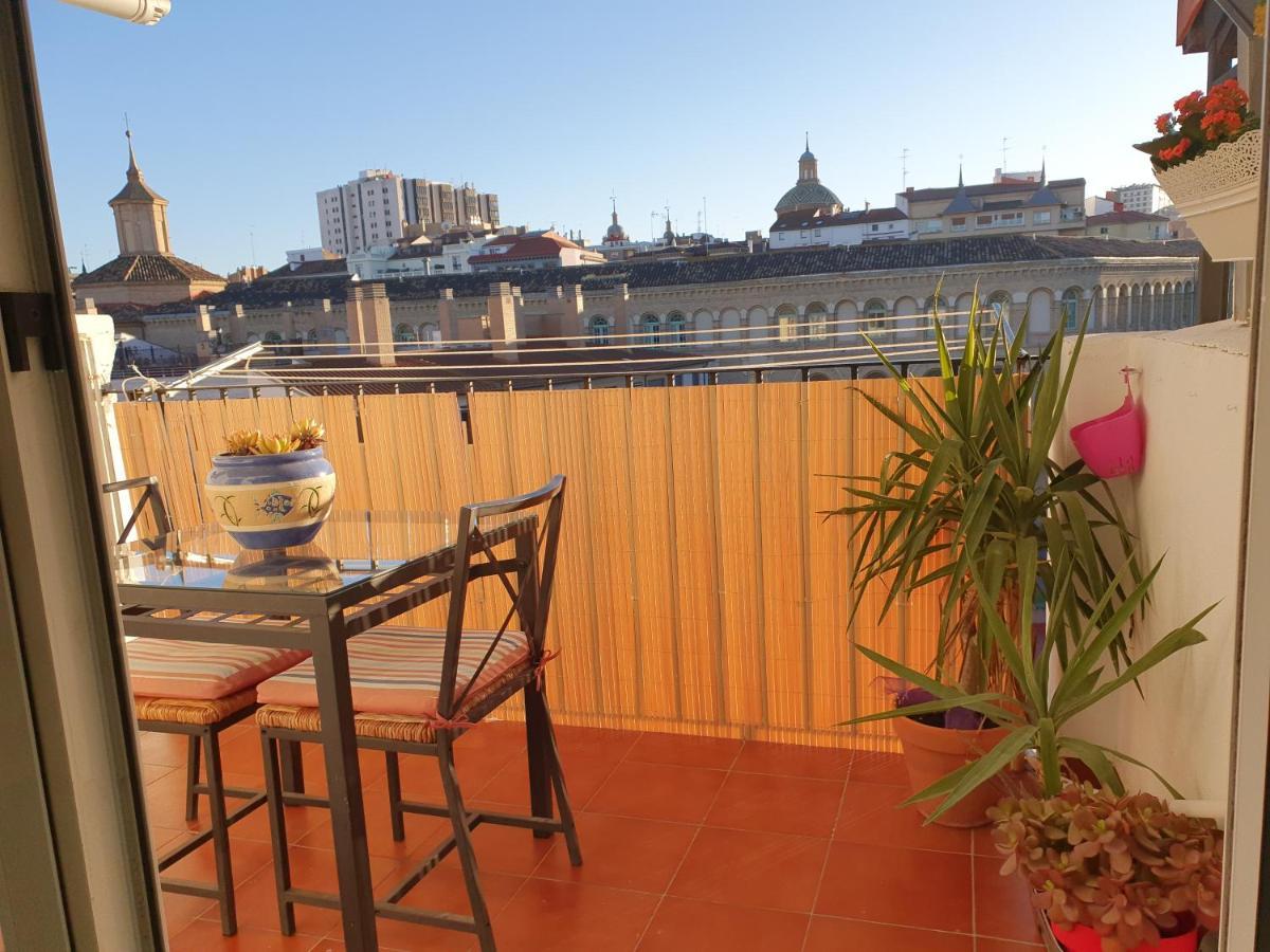 Atico Muy Luminoso Con Parking, Appartement Zaragoza Buitenkant foto
